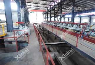 Fluorite ore flotation process